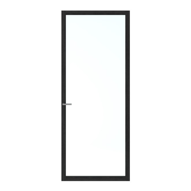 Binnendeur Skantrae SSL 14700 Blank Glas Charcoal Oak